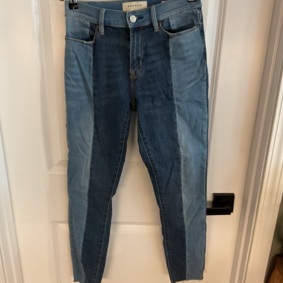 PacSun Denim - Pacsun Jeans - High-Rise Ankle Jegging Raw Hem - Blue - Ladies Size 23